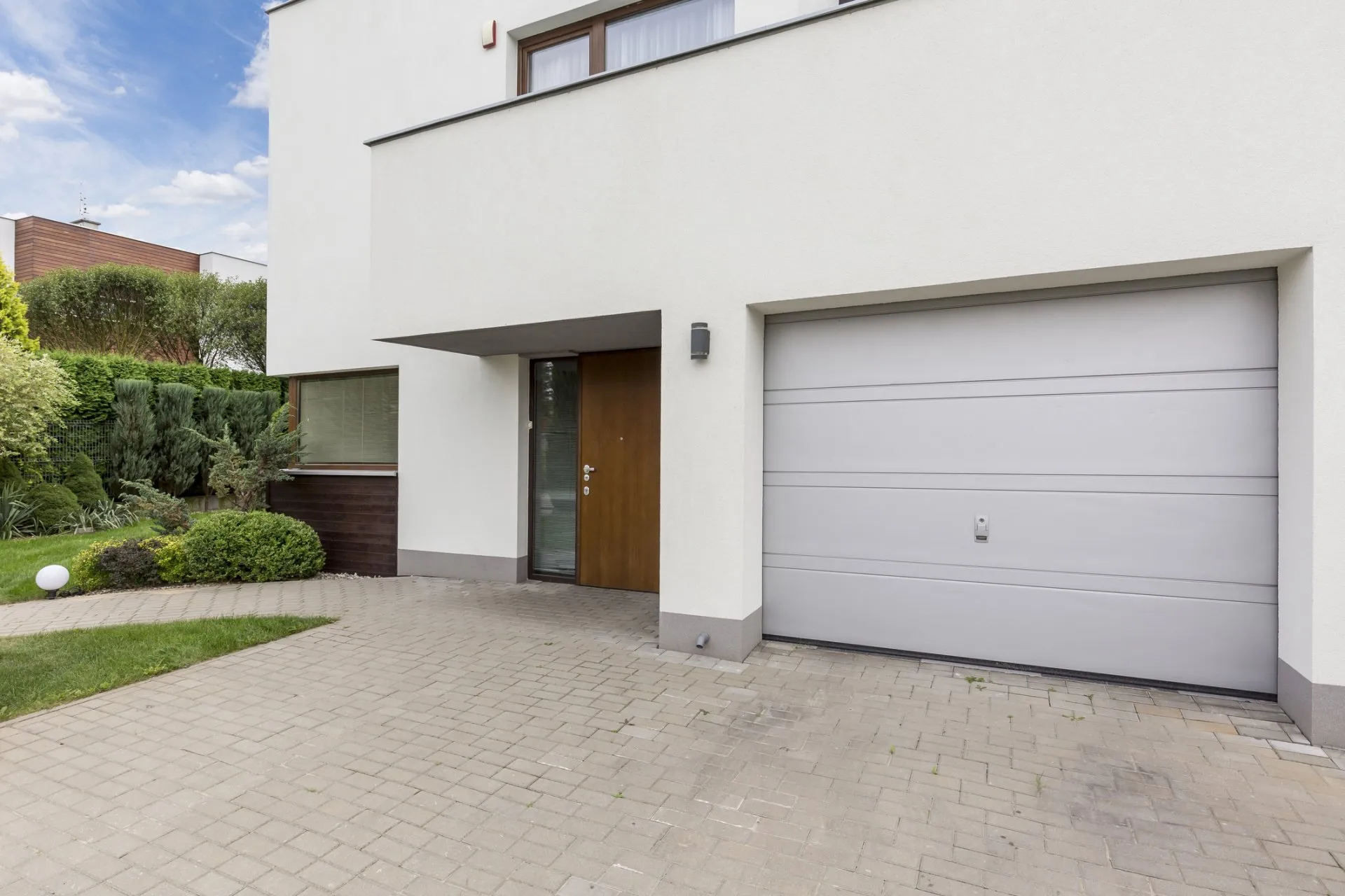 Double car garage door